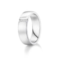 Carave Paris Wide Vertical Diamond Row Wedding Band