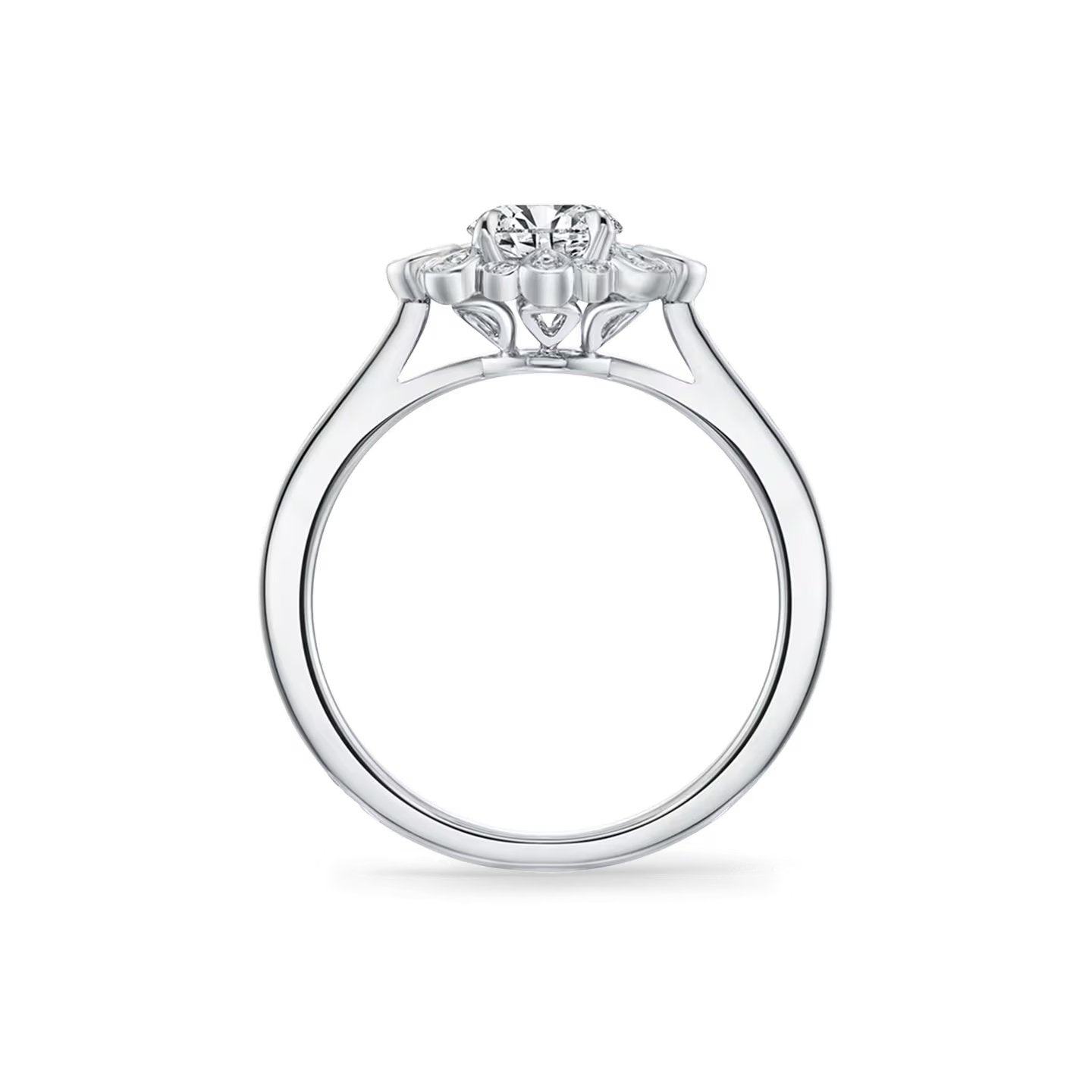 Carave Paris Winston Blossom Diamond Engagement Ring