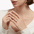 Carave Paris Yellow Cushion Halo Diamond Ring