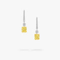 Carave Paris Yellow Radiant Drop Earrings