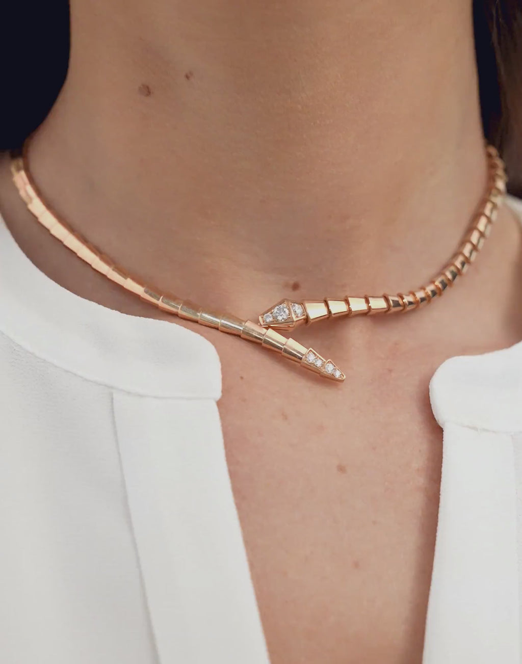 Carave Paris Serpenti Wrap Collar Necklace