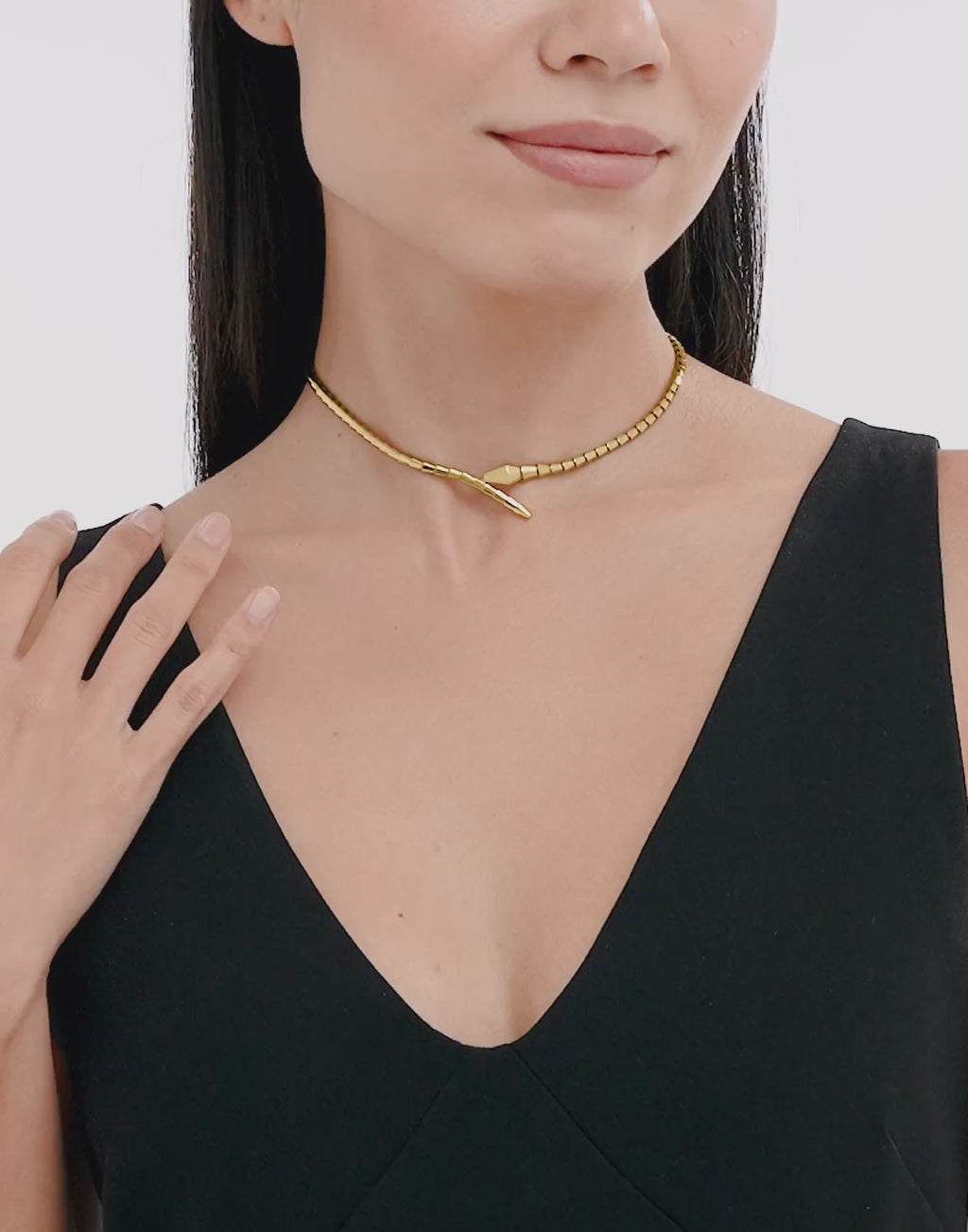 Carave Paris Serpenti Wrap Collar Necklace