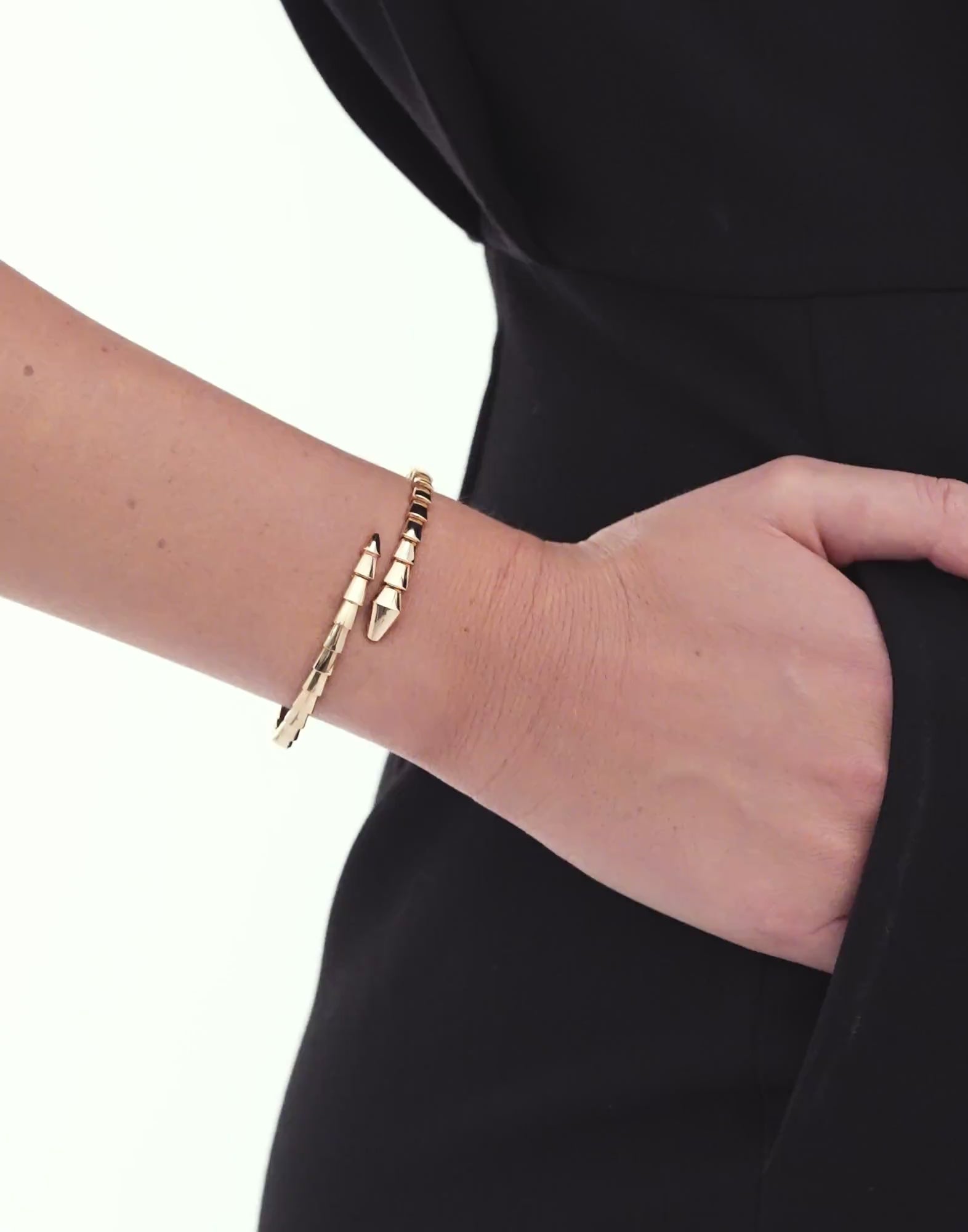 Carave Paris Serpente Minimalist Wrap Bracelet