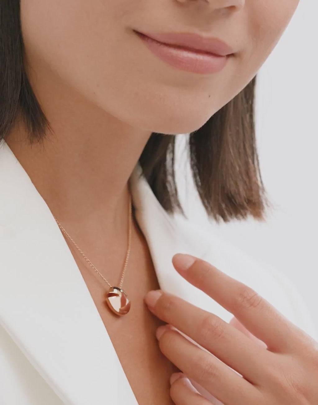 Carave Paris Modern Sculptural Orb Pendant Necklace